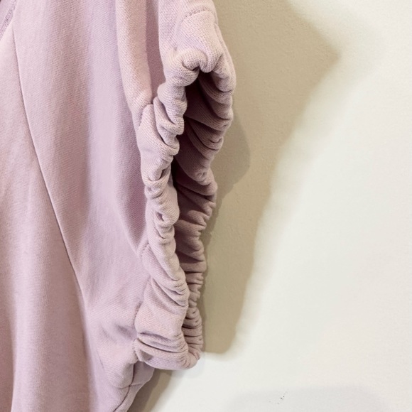 3.1 Phillip Lim Shirred Ballerina Neck Crop Top Lilac Designer - Picture 4 of 8